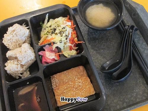 Bento box at I Love Vege in Penang