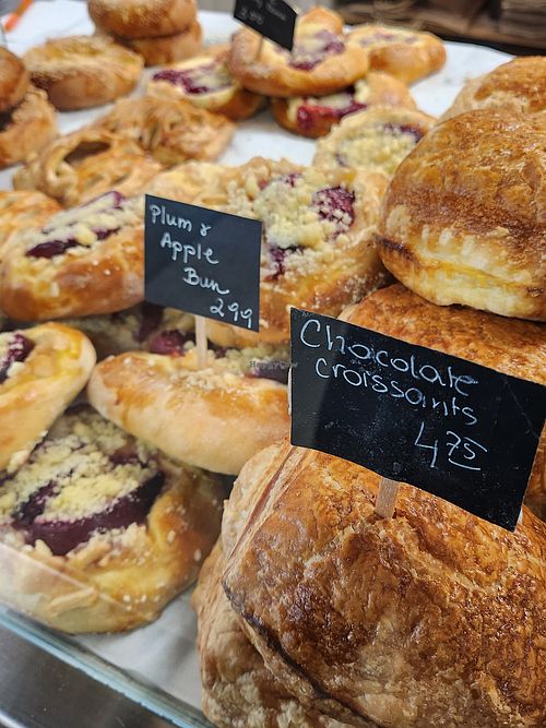 Patries (these vegetarian not vegan)  at Amazing Breads & Cakes in Des Plaines