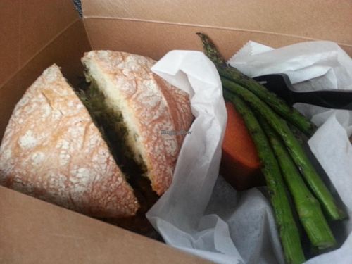 tempeh pesto with grilled veggies at Vegan Grill - Whole Foods Venice in Venice