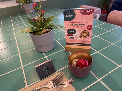 table  at Kaspar Schmauser in Furth