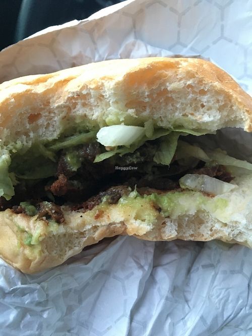 inside the Vegan Carne Asada at Ranchos Cocina in San Diego