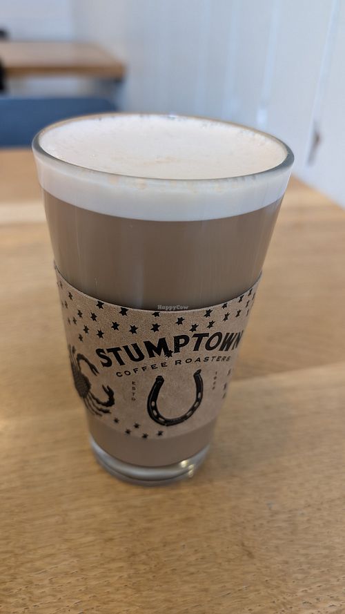 Chai latte with Almond milk at Stumptown Coffee Roasters - Division in Portland