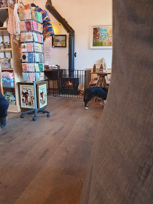 Cosy stove at Hollywood Cafe in Hollywood