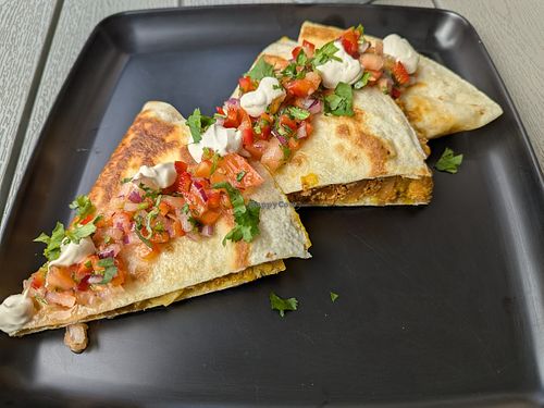 Quesadillas at Rúkula Vegan Food in Malaga