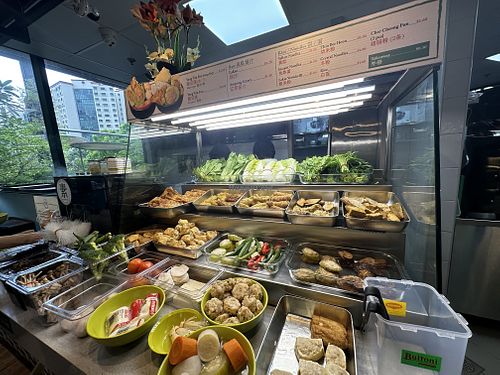   at Ji Xiang Vegetarian Handmade Yong Tau Foo - 吉祥手工素酿豆腐 in Northeast Singapore