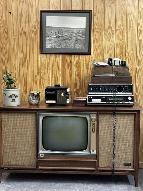 Amazing installation and the 8 track works.   at Girls Gone BBQ in Fayetteville