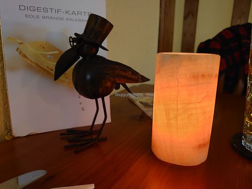Table decor at Restaurant 7 Raben in Bad Duerkheim