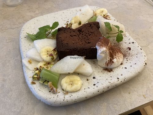 Chocolate cake   at Cafe Gallery Sun 燦 in Kyoto