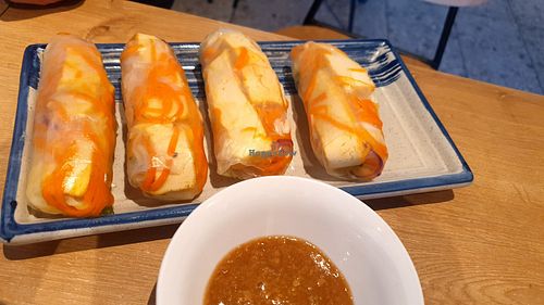 Tofu rice paper rolls at Mrs Pho House in Kilmore