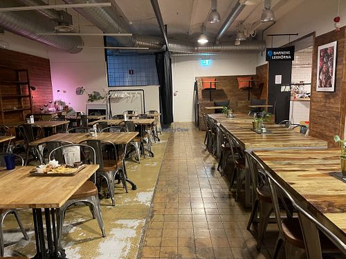 The seating.  at Elladi in Vasteras