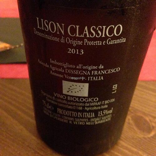 organic wine  at Buddha Soul in Venice