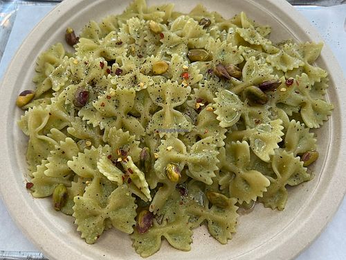 Pasta verde Piselli  at Osteria Vegana in Lansing