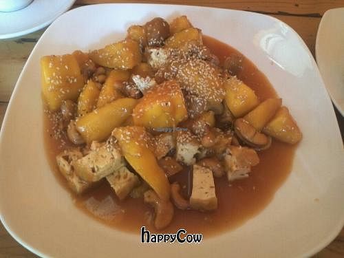 Tofu Mango And Cashew Nut Stir Fry at Cafe Soleil in Phnom Penh