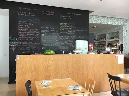 inside  at Quintal Bioshop in Porto