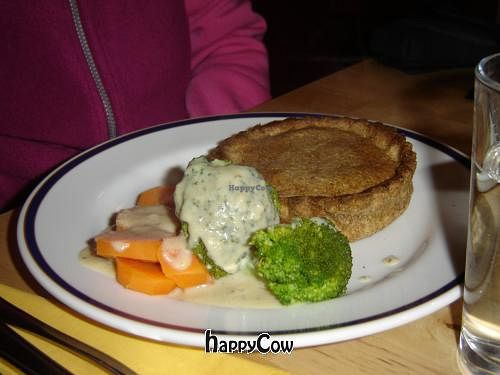 Pumpkin and black eye bean pie at Greenz in South East London