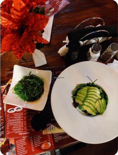 Seaweed Salad and Avocado Salad at Toki Hibachi and Sushi in Decatur
