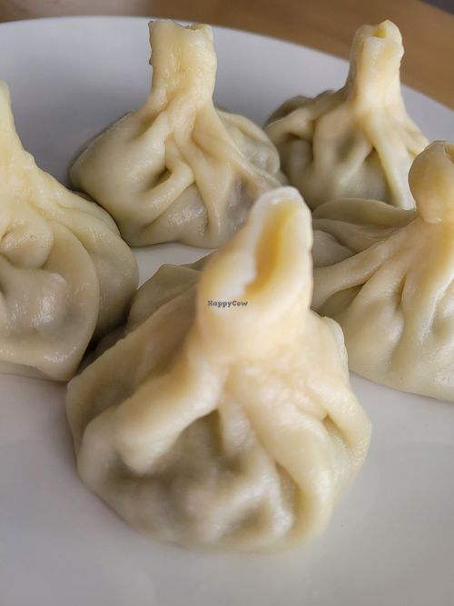 Traditional dumplings Khinkali at Good Pie & Pizza in Tbilisi