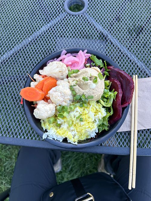 Bowling’ Out vegan bowl  at Bonsai Brewing Project in Whitefish