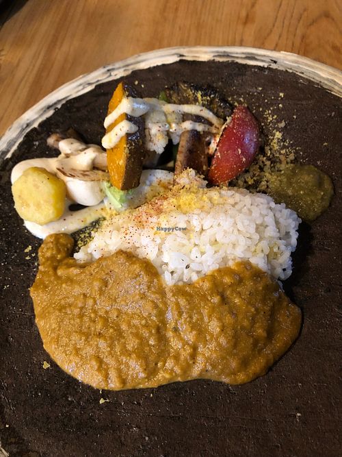 vegan curry at CAFENeKKO ｰ カフェネッコ in Uda