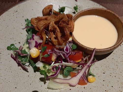 Mushroom salad at Vegito - Ngô Thì Nhậm in Hanoi