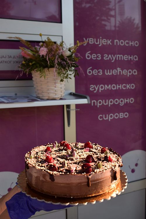 cake at Zdravo Zaza in Banja Luka