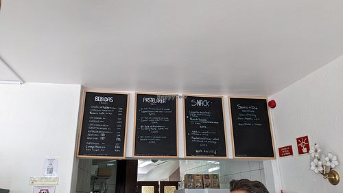 The day's menu at Grumpy Mamas in Monchique
