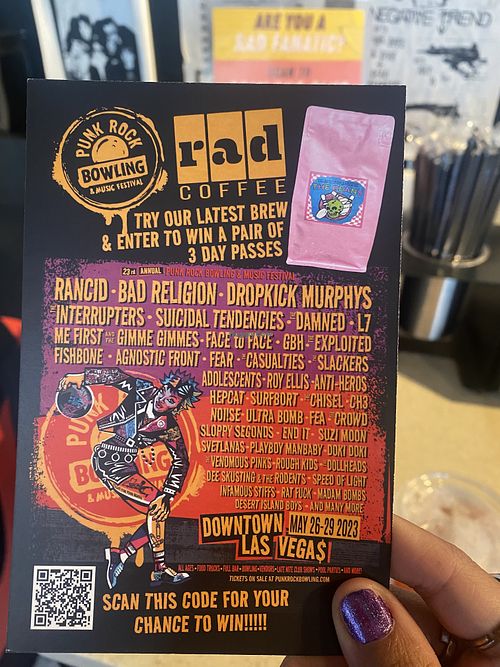 PRB Meets Rad Coffee Flyer  at Rad Coffee in Covina