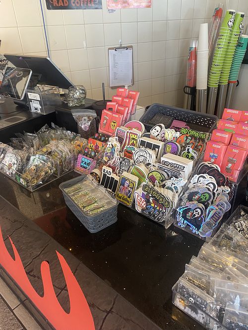 Rad Merch - Horror Theme  at Rad Coffee in Covina