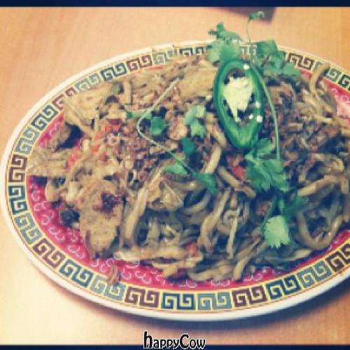 I got the 'chicken' curry udon.  at Vinh Loi Tofu in Reseda