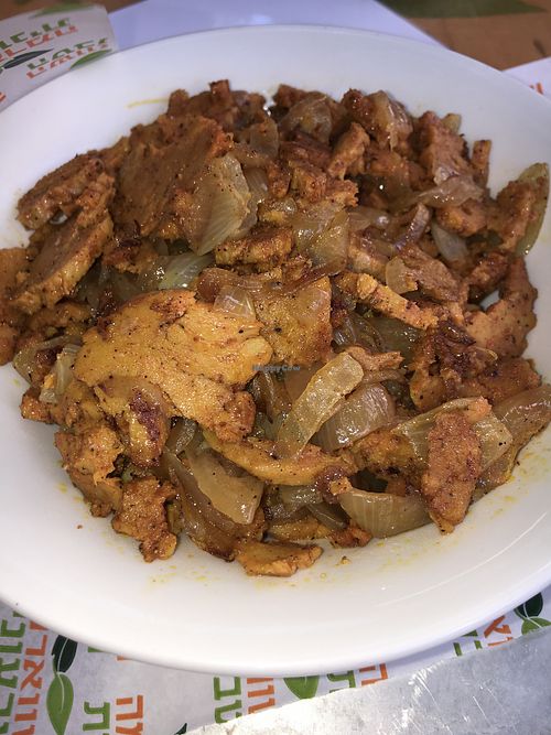 Shawarma Plate at HaShwarma HaTivonit - The Vegan Shwarma in Tel Aviv