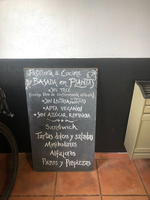 menu (not always available) at Veggies Patagonicos in El Calafate