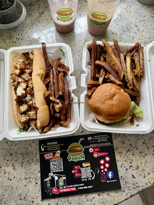   at Juicy Vegan in Cleveland