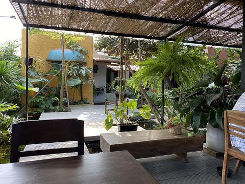 Outside seating in the back. Very peaceful. ☺️   at Tropical Eatery by Chay Vui in Hoi An