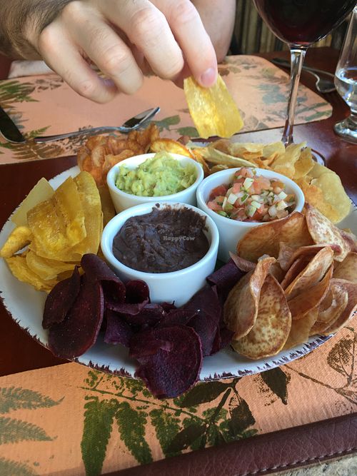 House chips plate  at El Tigre Vestido Restaurant in Heredia
