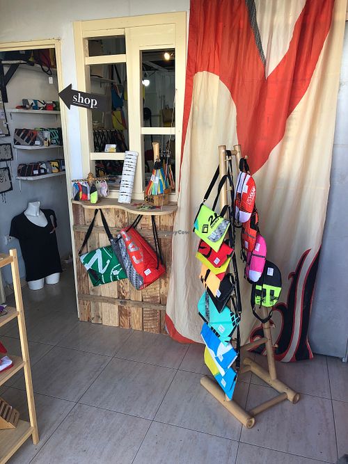 Inside shop  at Bolsa Loca in Fuerteventura