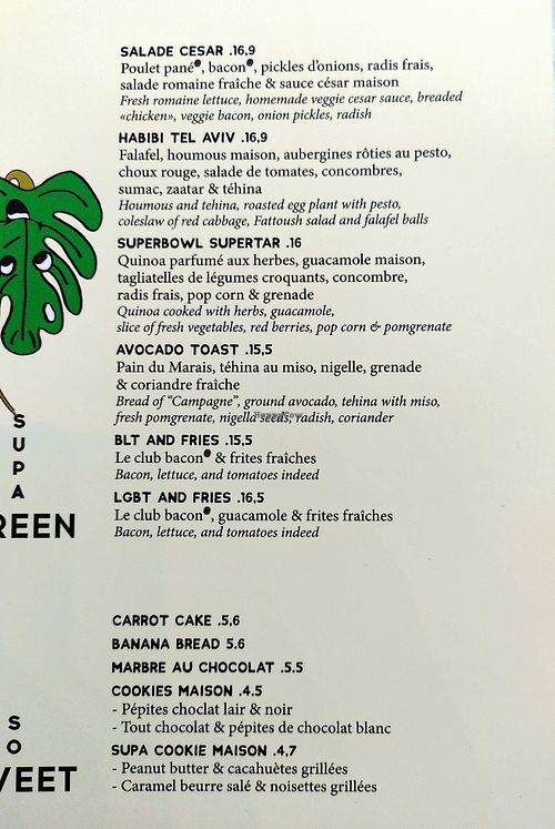 Menu 2025 Part 2: Bowls and Desserts (not-vegan yet) at Ginsburger Vegetarian Superstar in Paris