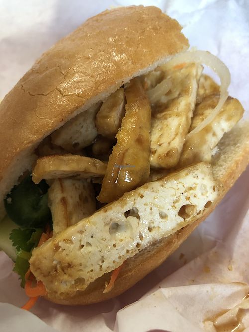 Tofu sandwich   at Kitten and Pinky in Pacifica