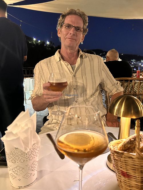 Happy   at Restaurant Triana in Chefchaouen