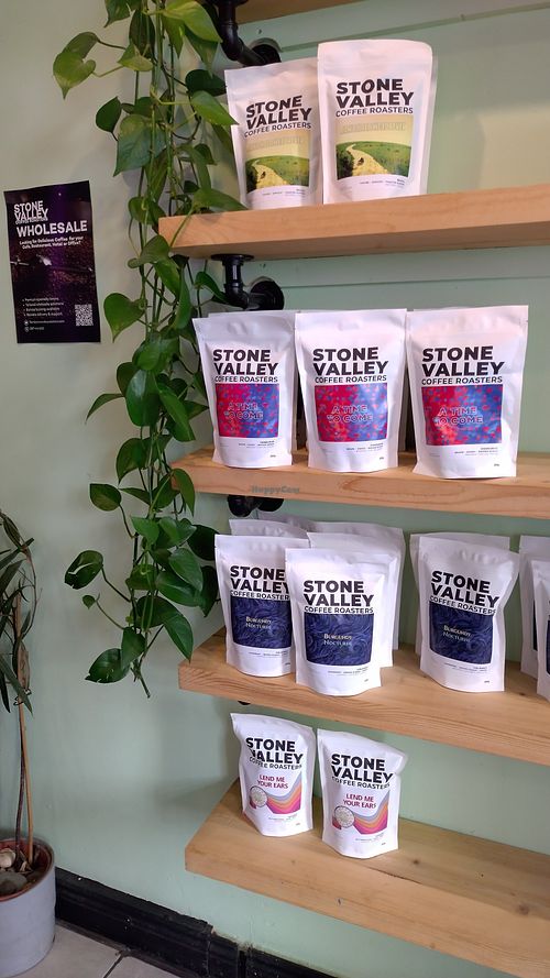 Coffee beans for sale at Stone Valley Coffee Roasters in Clonakilty