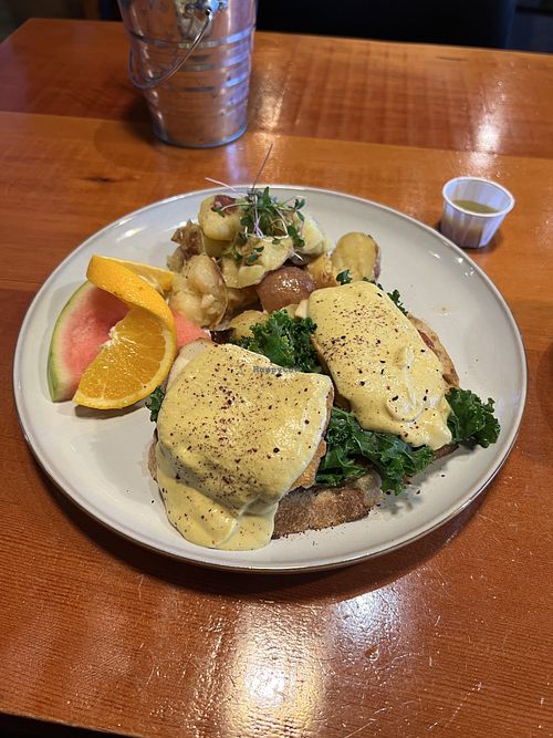 Vegan Benny   at Tidal Café in Comox