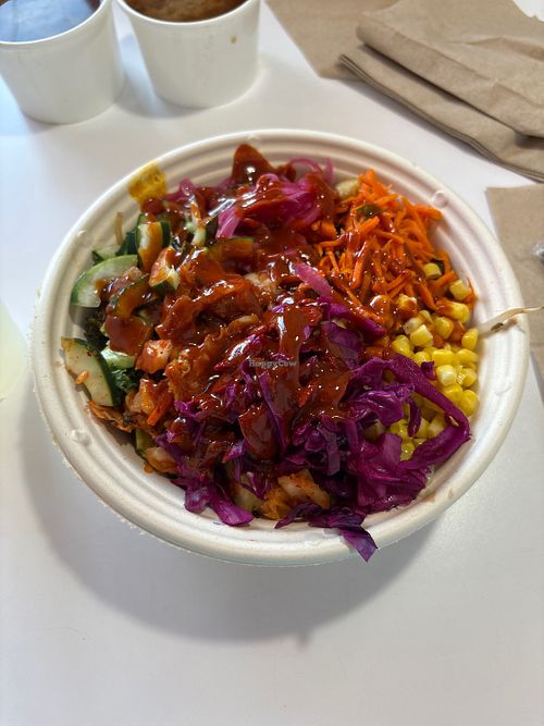 Custom bowl  at BIBIBOP in Cary
