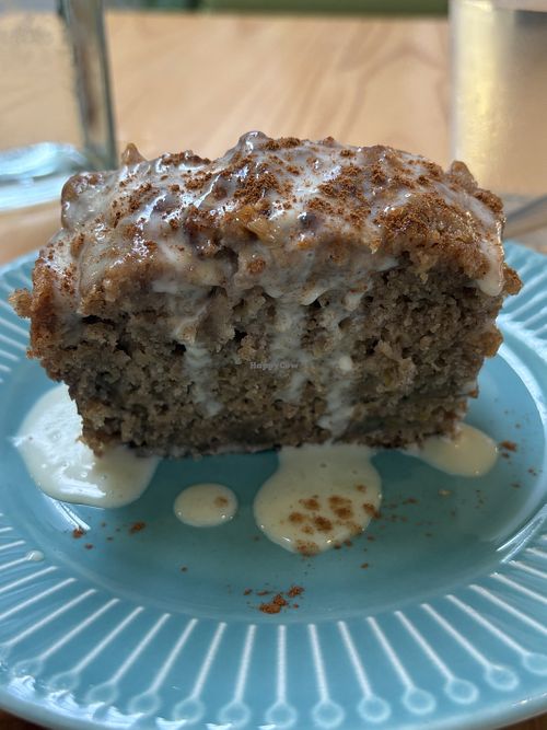 Apple cake !  at PURALMA Vegan Bakery in San Jose