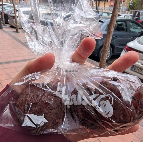 Cookies vegana at La Colegiala in Murcia