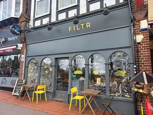 Outside at FILTR by Coromandel Coast in Sanderstead