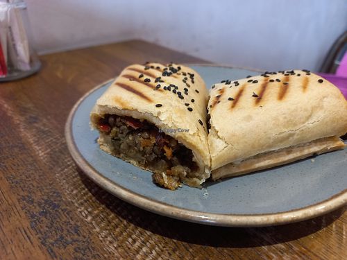 Sweet potato and lentil roll at FILTR by Coromandel Coast in Sanderstead