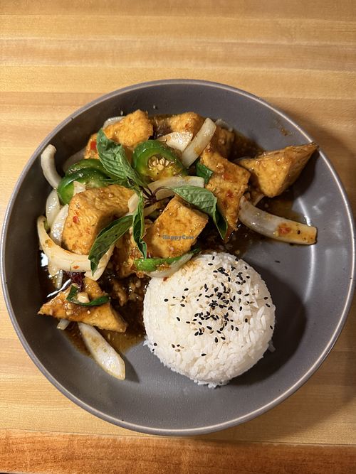 Lemongrass tofu! #Veganuary at Saigon Cafe in St Louis