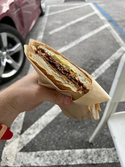 Legit Cuban sandwich  at Meatless In Miami in Wilton Manors