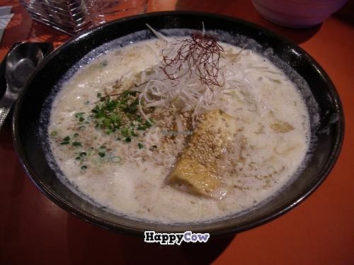 Vegan Soymilk Ramen at Kick Back Cafe in Tokyo