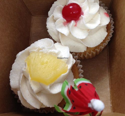 pineapple cupcakes  at Treehouse Bakery in Phoenix