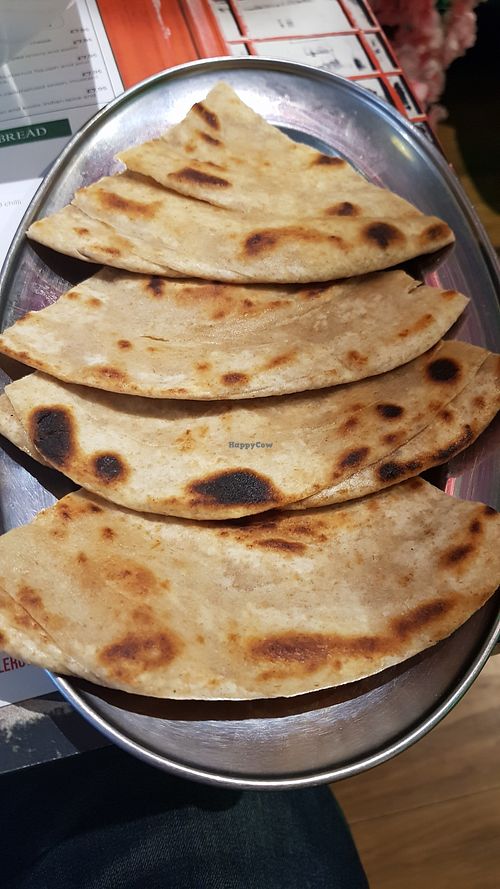 Paratha at Vegan India - Gloucester Rd in Bristol